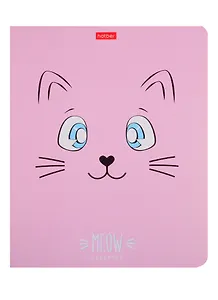 Тетрадь в клетку Hatber, "Ушки на макушке", 18 листов, в ассортименте