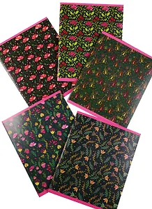 Тетрадь в клетку Unnika, "Удивительные цветы (графика)", 48 листов, в ассортименте