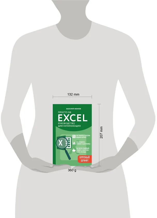 Книга Просто об Excel. Руководство для начинающих (крупный шрифт) (Василий Леонов) — 5