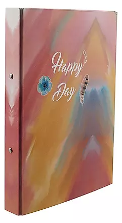 Папка 2кольца А4 "Happy day" лам. картон, ассорти — 2981058 — 1