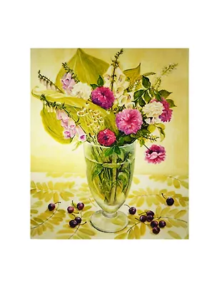 Картина Букет с черешней (40х48) (585-031) 2449251