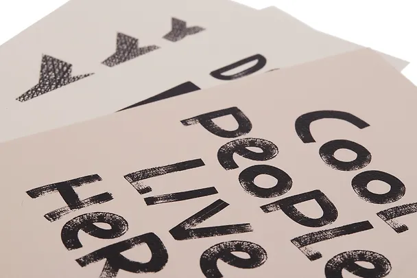 Набор постеров 13*18 "Bold Words", 3 штуки 3113393 — 3