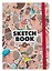 Скетчбук А5 80л "КАПИБАРА" 100г/м2, тв.обложка, выб.лак, резинка, мат.ламинация — 3099344 — 1