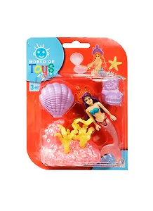 Набор Русалочка (+аксессуары) (4376819) (12/192) (12см) (4 вида) (3+) (блистер)