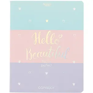 Тетрадь в клетку Hatber, "Для девочек", 48 листов, в ассортименте 262719