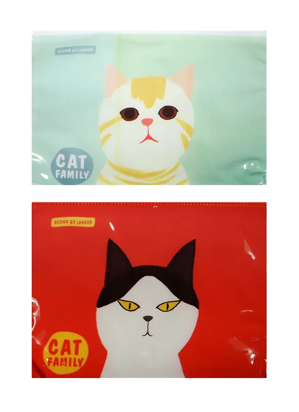 Папка на молнии B5 «Cat family», в ассортименте 237808 — 1
