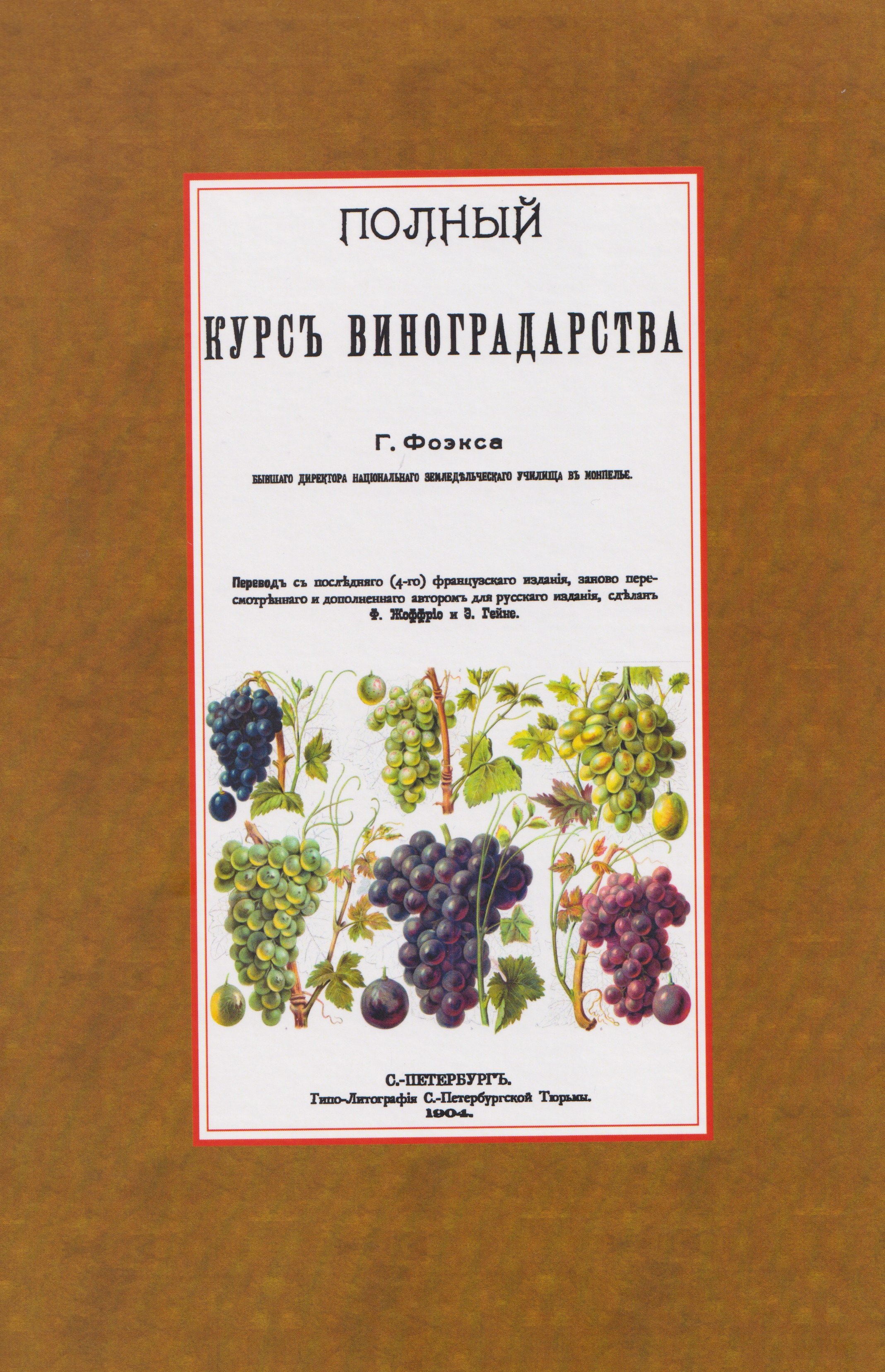 

Полный курс виноградарства