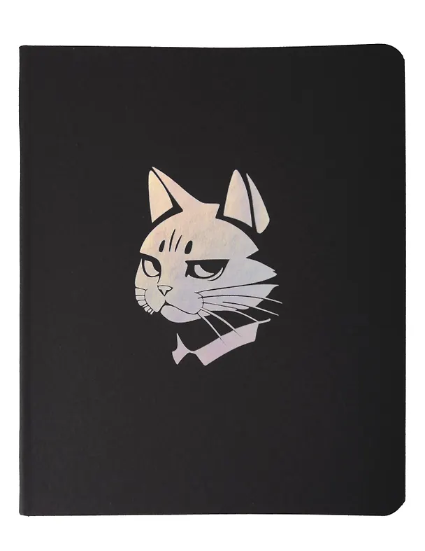 Тетрадь общая «Total black. Cat and mouse» в ассортименте, 48 листов в клетку, A5 - Listoff 3070085 — 5