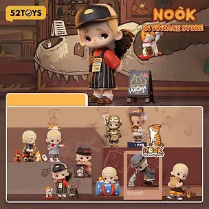 Коллекционная фигурка Nook, серии "Винтажная лавка", 12cм, 12-52TOYS-202607, Blind Box, 52 Toys, 15+ 3158349
