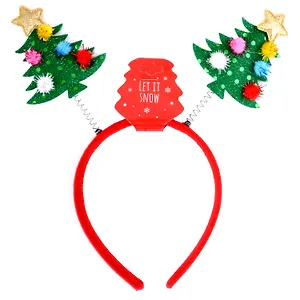 Ободок новогодний Елочки (текстиль) (12-6037-06013-2)