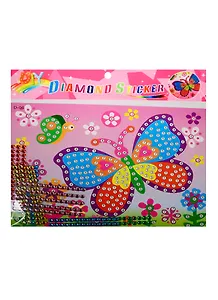 Аппликация стразами Бабочка А4 (15-01248-D06)