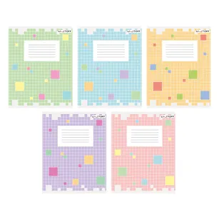 Тетрадь в клетку Listoff, "В клетку (Универсальная плашка)", 18 листов, в ассортименте 3033016