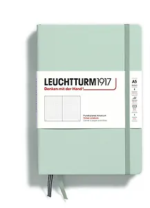Книга для записей A5 125л тчк. "Medium" тв.обл., Мятный, Leuchtturm1917