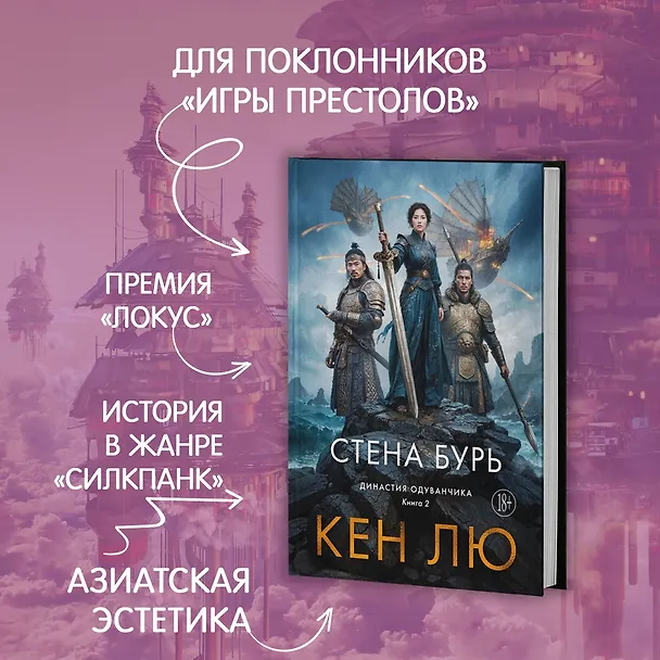 Книга Династия Одуванчика. Книга 2. Стена Бурь (Кен Лю) — 5