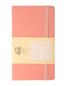 Планинг недат. 64л "Joy Book" персиковый пух, карманный, иск.кожа 7Б, скругл.углы, тонир.блок, резинка, офсет, ляссе