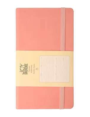 Планинг недат. 64л "Joy Book" персиковый пух, карманный, иск.кожа 7Б, скругл.углы, тонир.блок, резинка, офсет, ляссе 3117169