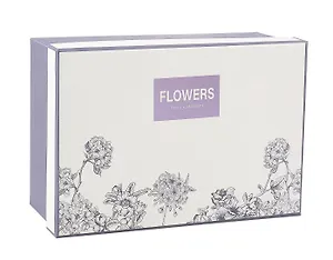 Коробка подарочная "Flowers" 21*14*8.5, жен., картон