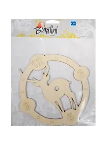 Форма для декора Лесной олень (DZ60010) (Buratini) (фанера) (упаковка)