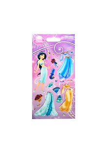 Набор для творчества, ЛИПЛЯНДИЯ, Наклейки многоразовые, Дисней Жасмин с нарядами 6039/16039