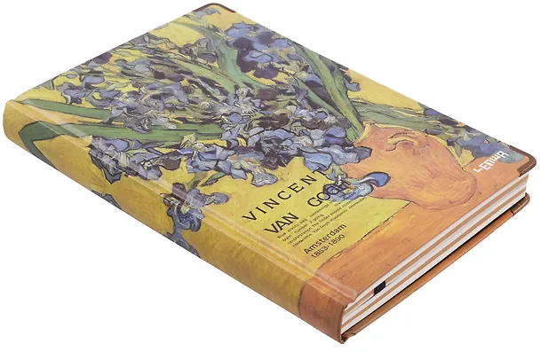 Книга для записей "Ван Гог. Ирисы" А5, твердая обложка 3134505 — 2