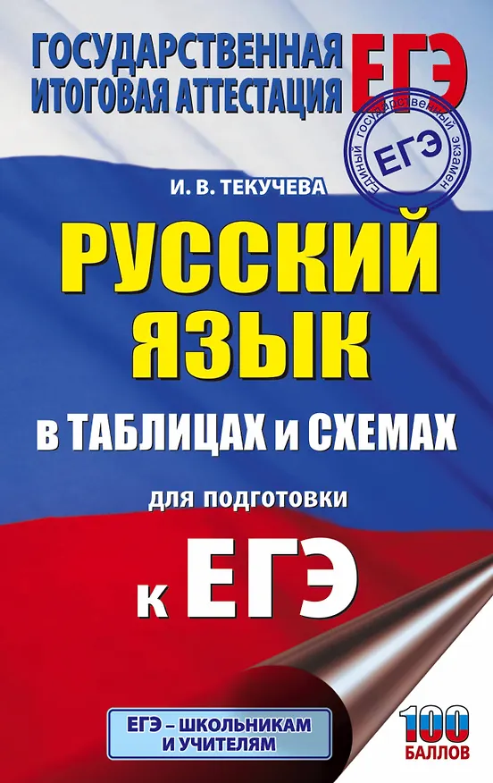 Книга ЕГЭ. Русский язык в таблицах и схемах для подготовки к ЕГЭ. 10-11 классы (Ирина Текучева) — 1