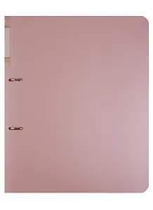 Папка 2кольца A4 "Gems" кремовый, пластик 0,7мм, торц.карман