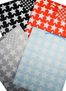 Пакет подарочный бумажный А4 26*32*12.5 "Белые звезды", нейтр., мат. ламинат, Kairui