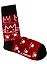 Дизайнерские носки St.Friday Socks, бордо — 2558982 — 1