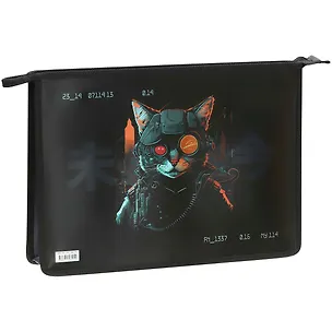 Папка для тетрадей А4 "RoboCat" лам. картон, молния 3107456