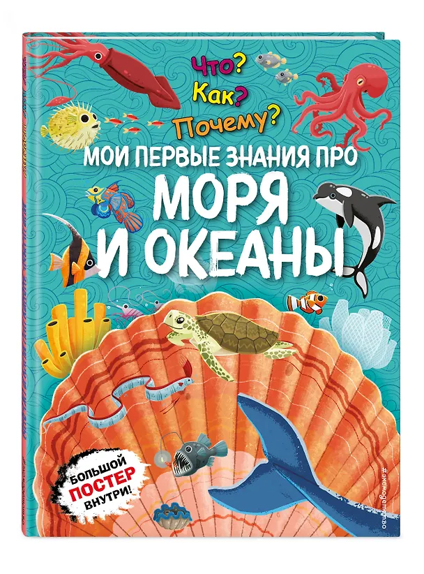 Книга Что? Как? Почему? Мои первые знания про МОРЯ И ОКЕАНЫ (с постером) () — 5