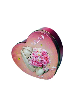 Шкатулка-сердце подарочная Зайка Ми розовая (15х13х4,5) (ЖС-02) 2402403