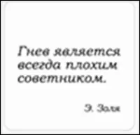 Сувенир, Магнит Гнев является всегда плохим... (Nota Bene) (NB2012-028) — 2328405 — 1