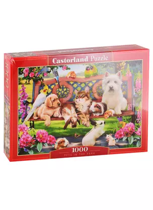 Пазл Castorland 1000 эл. 68*47см. Домашние животные в парке — 2769785 — 1