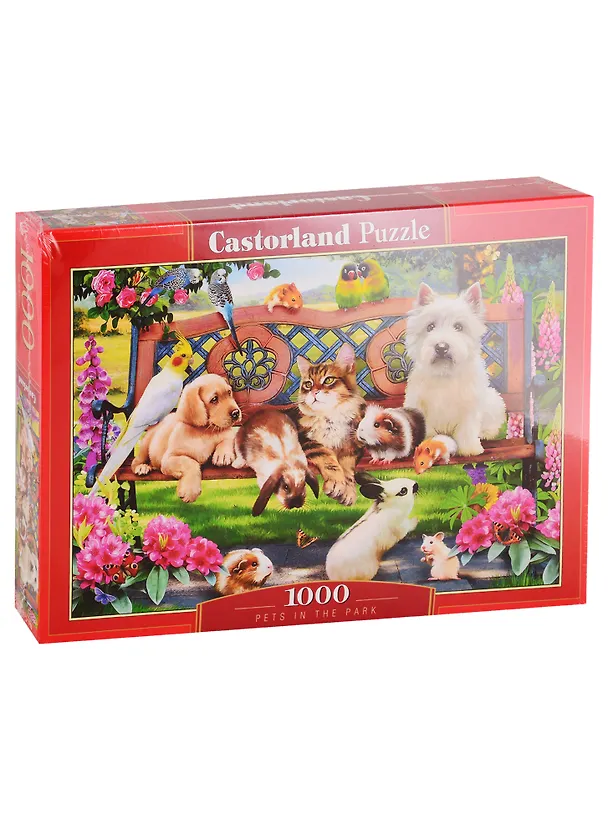Пазл «Домашние животные в парке» 1000 элементов, Castorland 2769785 — 1