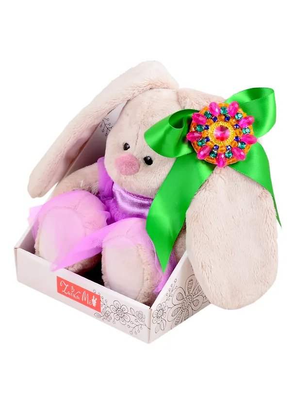 Игрушка мягкая Budi Basa, Зайка Ми Лавандовый чароит (15 см) (SidX-411) 2834894 — 2