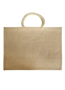 Джутовая сумка Без рисунка. 43x34x19 см, длина ручки- 36 см, PB1580