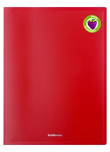 Папка 4кольца А4 "Matt Blackberry Marsala" 24мм, арома, пластик, ассорти, Erich Krause