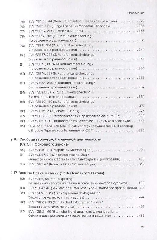 Книга Избранные решения Федерального Конституционного Суда Германии () — 6