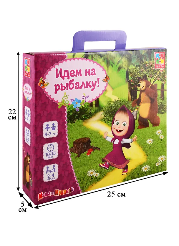 Настольная игра Маша и Медведь Идем на рыбалку! 2761366 — 2