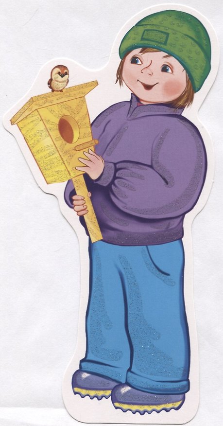 Книга Плакат Мальчик со скворечником () — 1