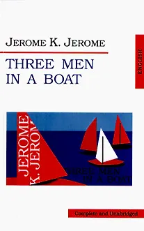 Книга Three men in a boat (Джером Клапка Джером)