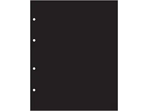 Комплект листов вертик. промежуточный черный 250*310мм формата Grand 5шт