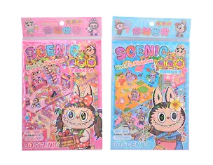 Наклейки РУМБОКС ЗУБАСТИК, 13*18,5 см, 4 листа с локациями, 4 листа с наклейками, 3 дизайна в ассортименте,  М-20591, ОПП-упаковка 3119774