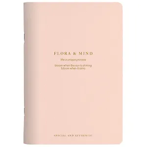 Тетрадь в клетку Be Smart, Flora, 48 листов, розовая