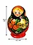 Матрешка 5 предм. расписная авторская "Кубышка", арт. С-203 (40а) — 2554904 — 3