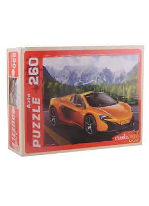 Пазл Роскошное авто Рыжий кот  260 элементов У260-7262 2794819