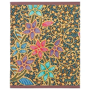 Тетрадь в клетку Unnika, "Цветочная вышивка", 48 листов, в ассортименте