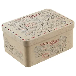 Сувенир, Шкатулка Штампы 12*9*6см, металлическая 12-07285-BC-11