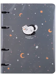 Тетрадь на кольцах в клетку Be Smart, Mur-Mur, 120 листов, серая