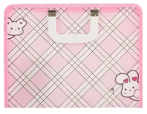 Портфель А4 7отд. "Good good" пластиковый, молния, ручки, ассорти